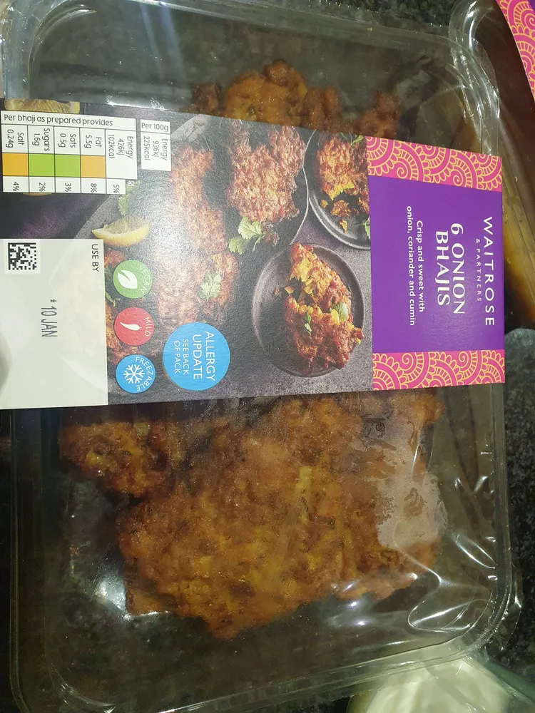 Golden Onion Bhajis