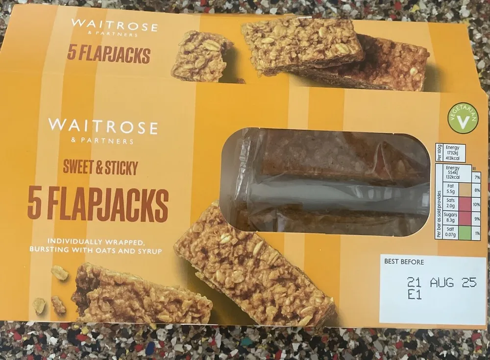 Sweet & Sticky Flapjacks
