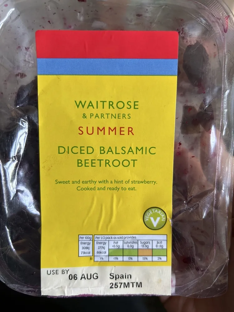 Diced Balsamic Beetroot