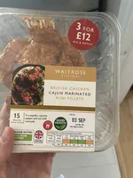 Cajun Marinated Mini Chicken Fillets