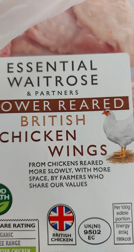 Slow Reared British Chicken Wings