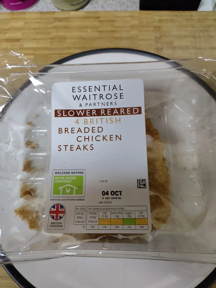 Breaded Chicken Steaks