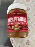 Waitrose 100% Crunchy Peanut Butter
