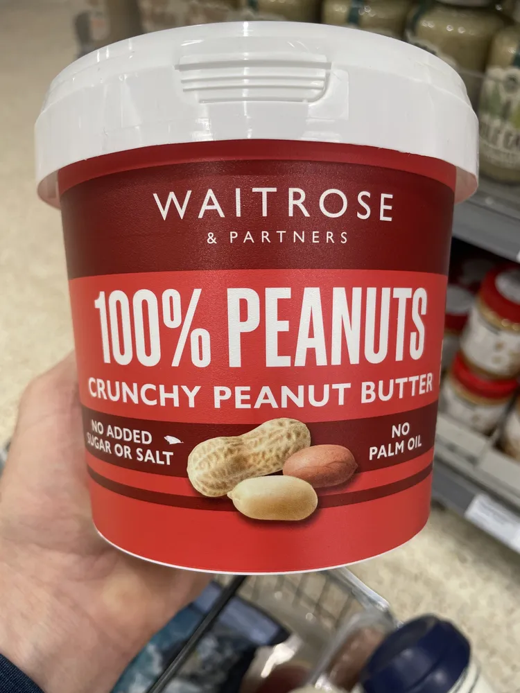 100% Peanuts Crunchy Peanut Butter