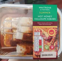 Hot Honey Halloumi Kebabs