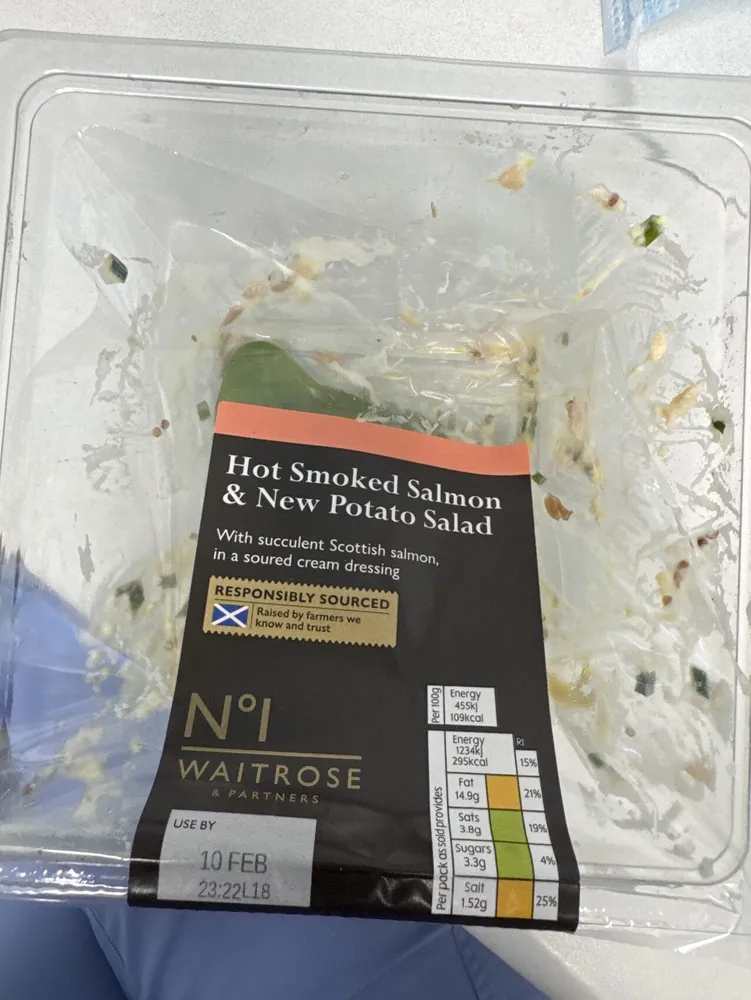 Hot Smoked Salmon & New Potato Salad