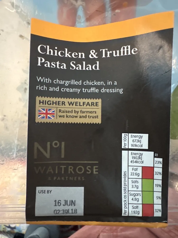 Chicken & Truffle Pasta Salad