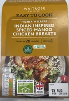 Spiced Mango Chicken breasts