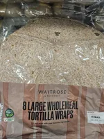 8 Large Wholemeal Tortilla Wraps