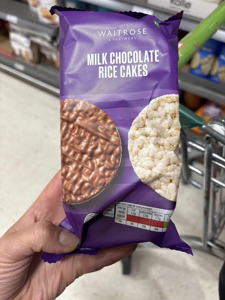 Milk Chocolate Rice Cakes