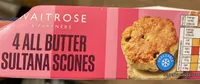 4 All Butter Sultana Scones