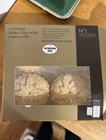 Golden Mince Pies With Limoncello