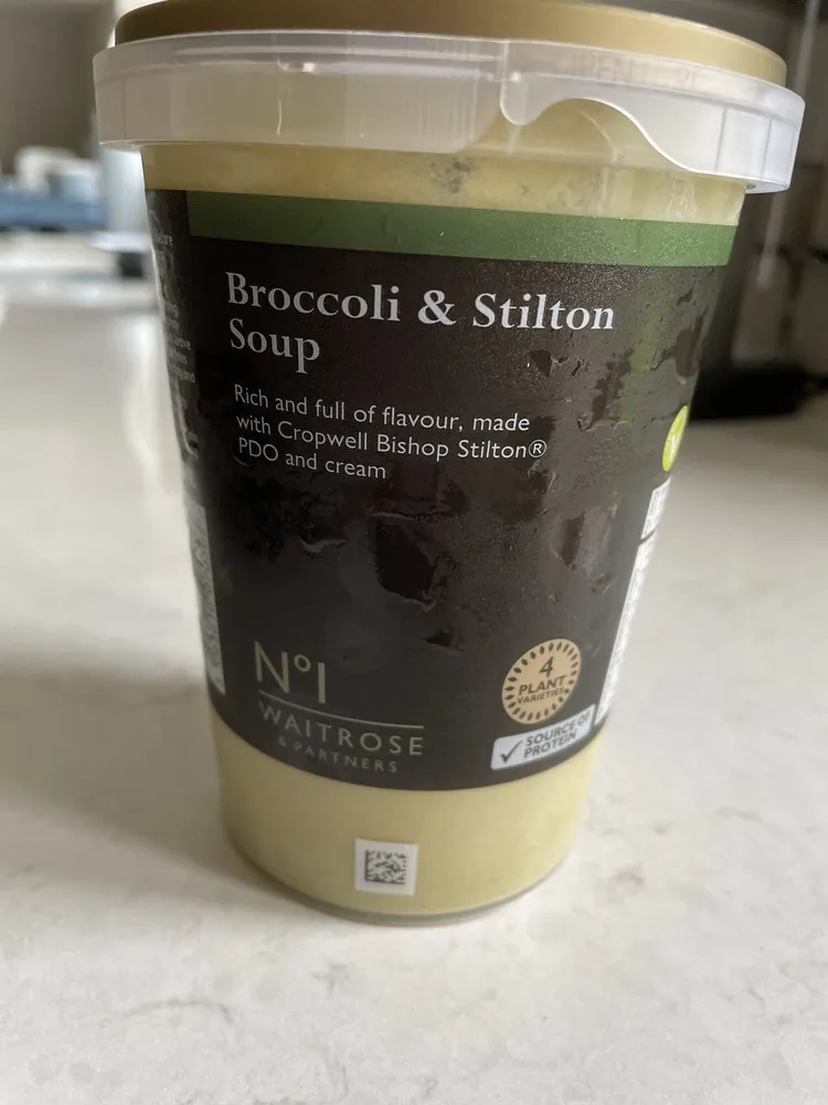 Broccoli & Stilton Soup