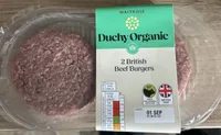 Duchy Organic Beef Burger