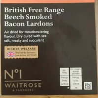 British Free Range Beech Smoked Bacon Lardons