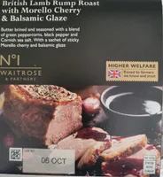 British Lamb Rump Roast With Morello Cherry Glaze