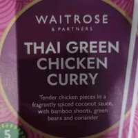 Thai green chicken curry
