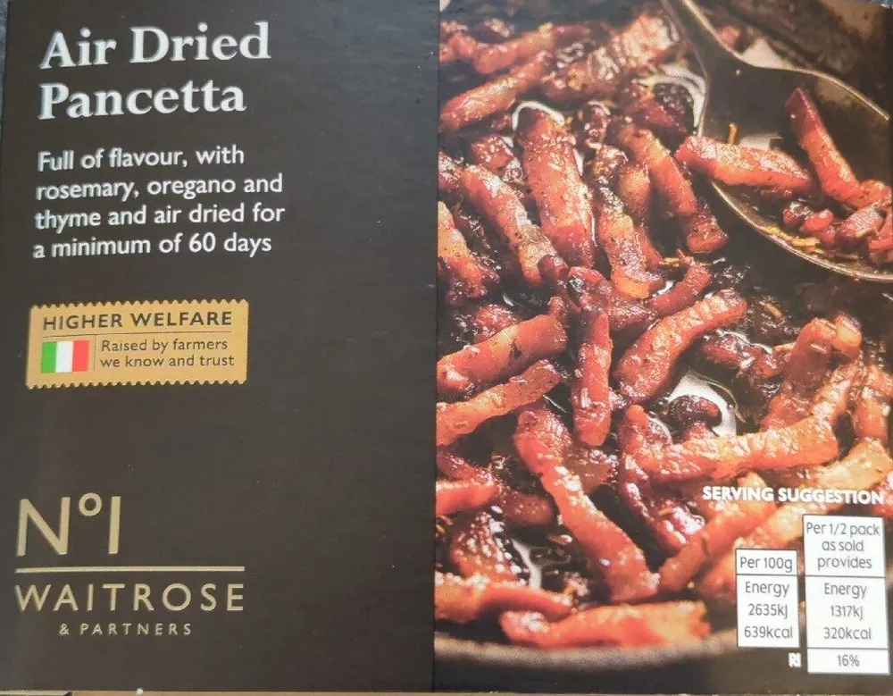 Air Dried Pancetta