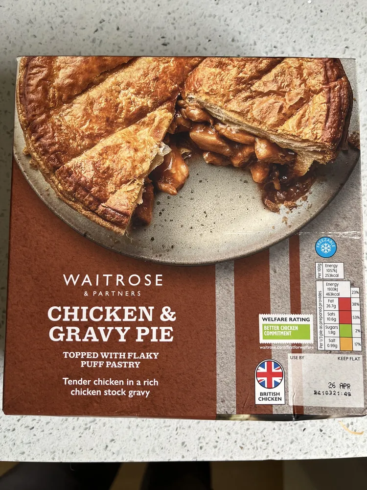 Chicken &Gravy Pie
