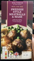 Swedish Style Meatballs & Mash