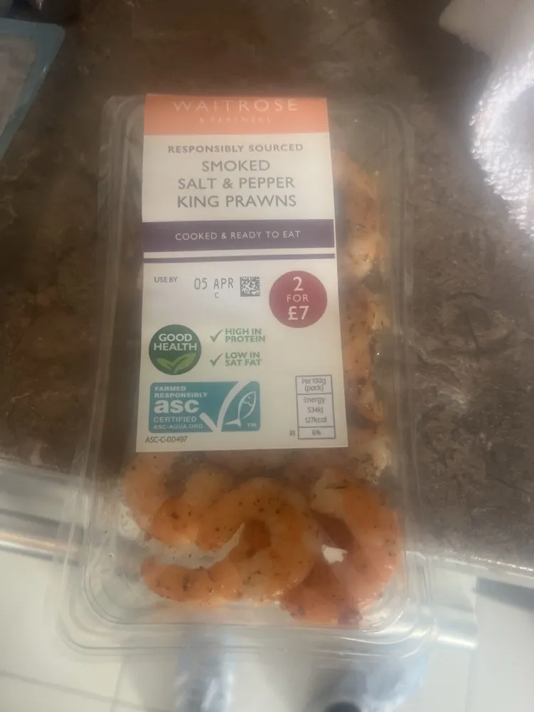 Smoked Salt & Pepper King Prawns