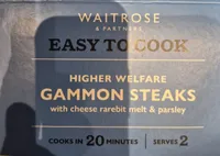 Gammon Steaks With Cheese Rarebit Melt & Parsley