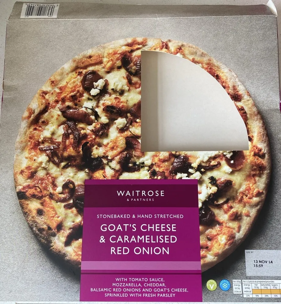 Goat’s Cheese & Caramelised Red Onion Pizza