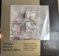 Triple Cherry Stollen Bites