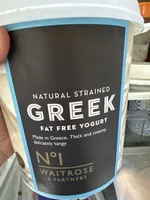 Natural Strained Greek Fat-Free Yoghurt