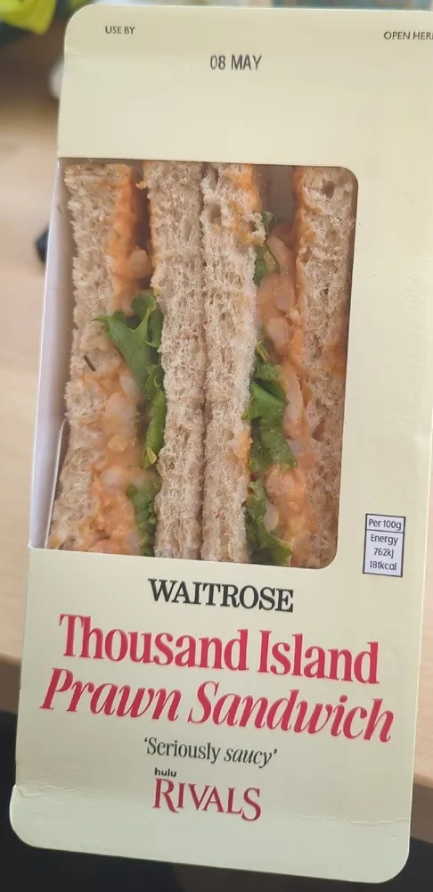 Thousand island prawn Sandiwch