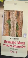 Thousand island prawn Sandiwch