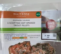 Scottish Hot Smoked Trout Fillets