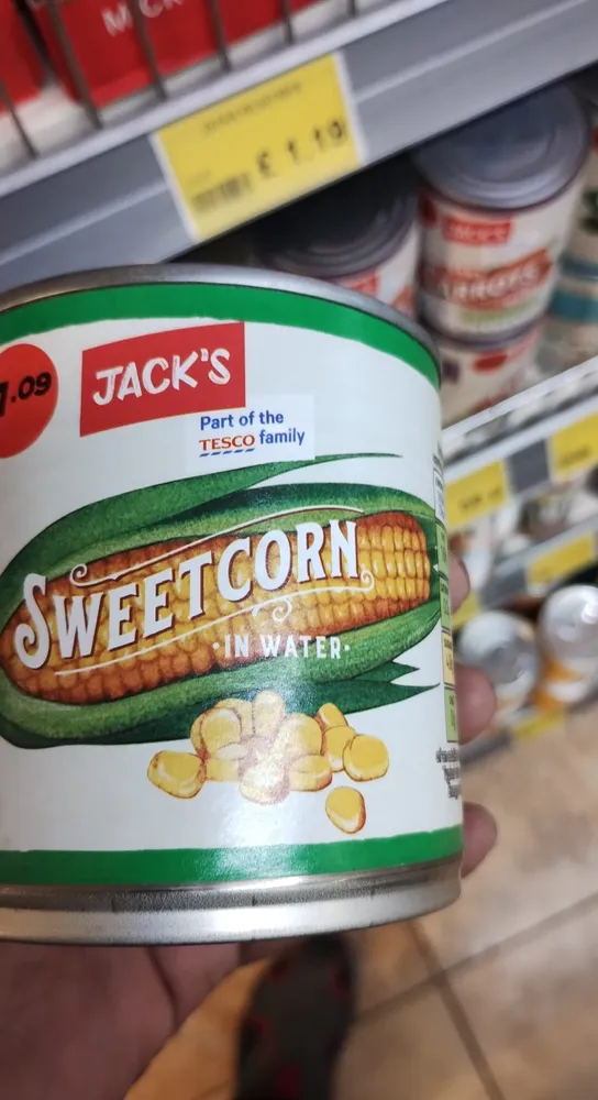 Sweetcorn in Water