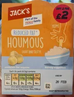 Reduced fat hummus