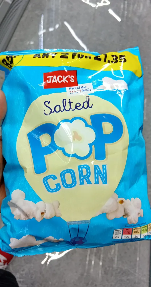 85P ANY 2 FOR £1.35 JACK'S Part of the 1992 famill