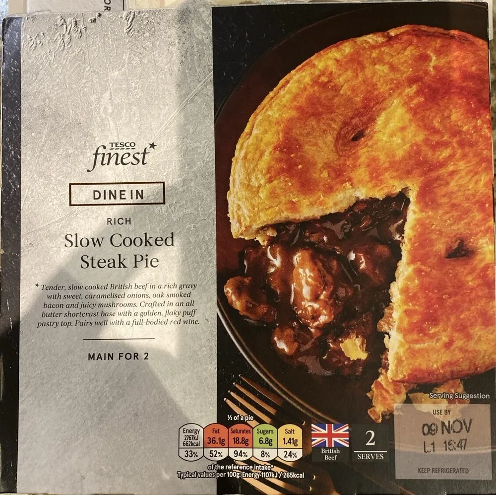 Slow Cooked Steak Pie