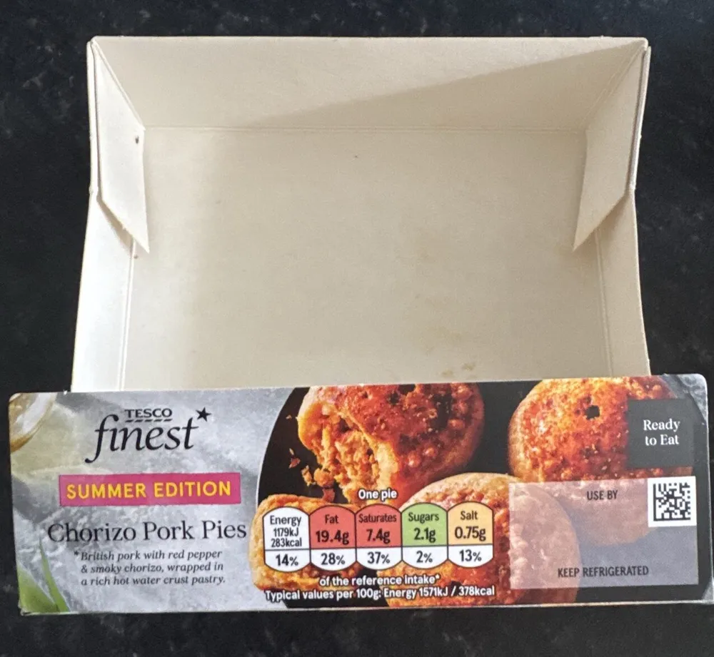 Chorizo Pork Pies