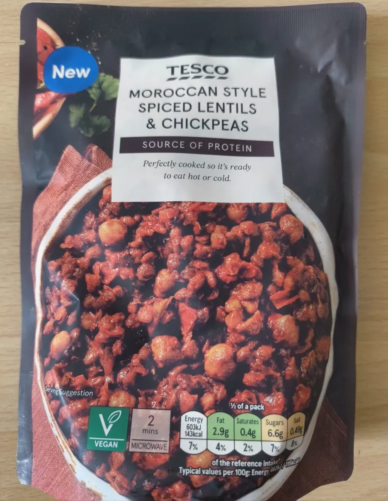 Moroccan Style Spiced Lentils & Chickpeas