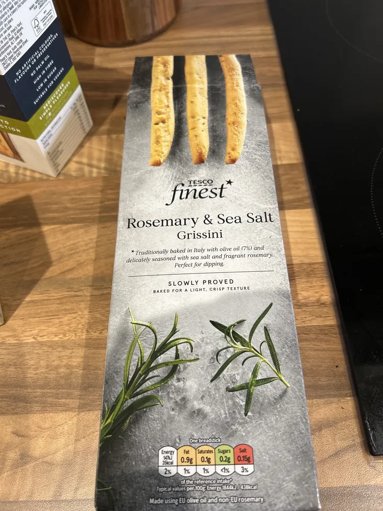 Rosemary & Sea Salt Grissini