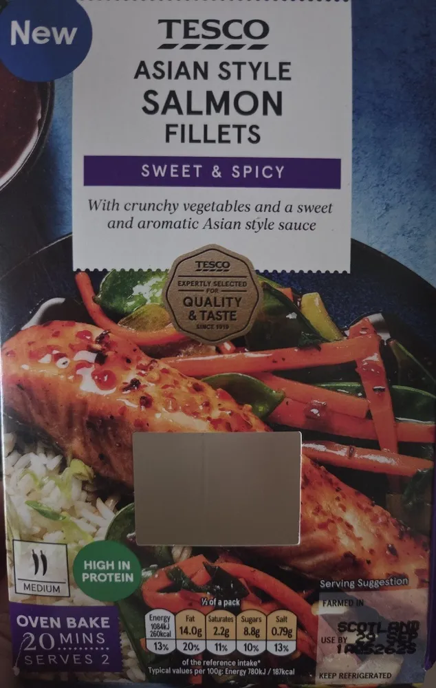 Asian Style Salmon Fillets