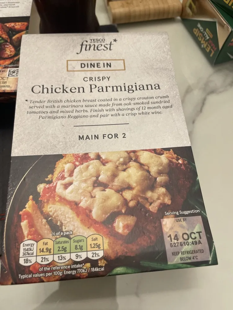 Crispy Chicken Parmigiana