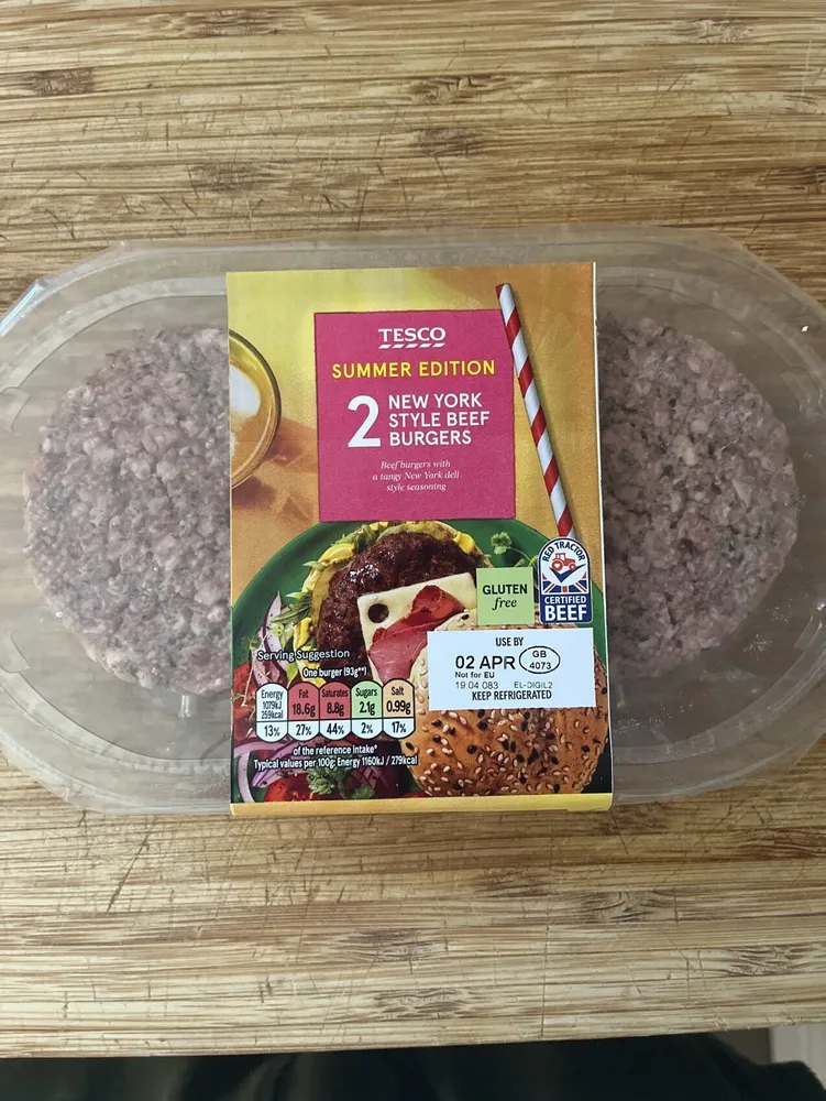 New York Style Beef Burger