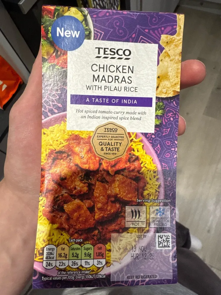 Midras Microwave Meal Tesco