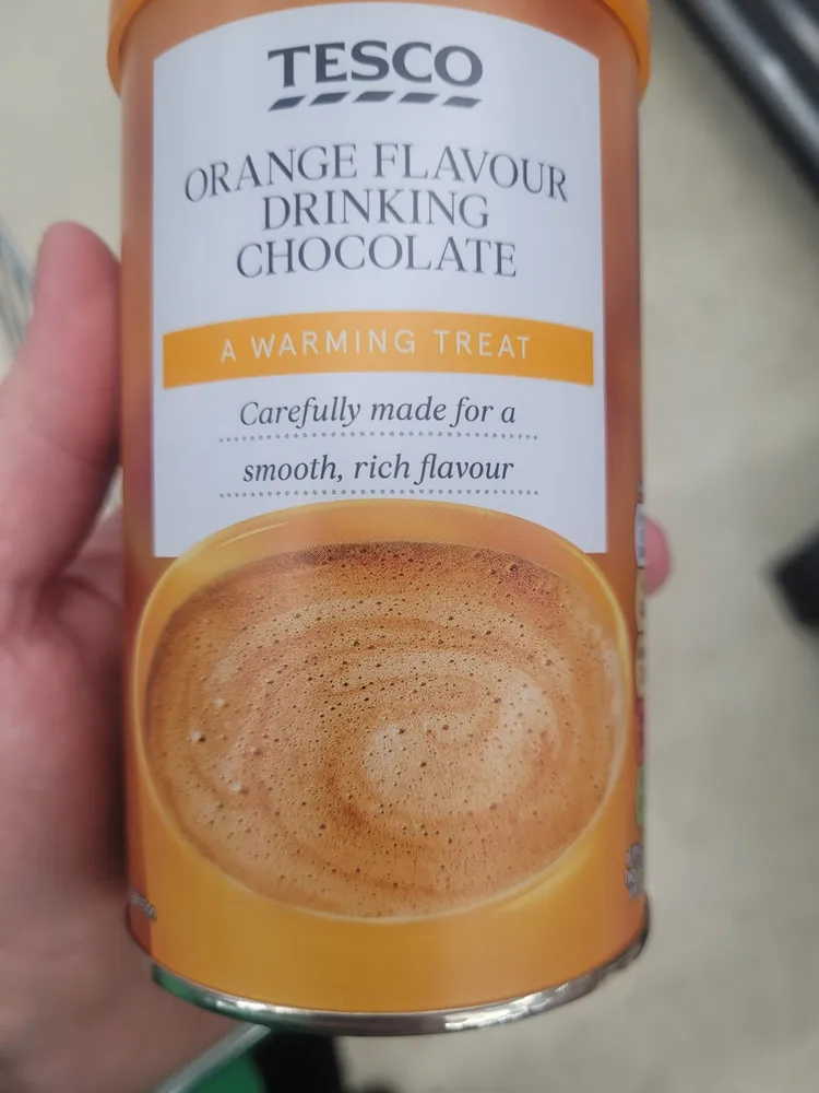 ORANGE FLAVOUR DRINKING CHOCOLATE