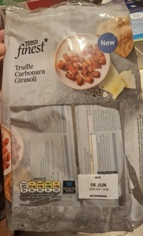 Truffle Carbonara Girasoli