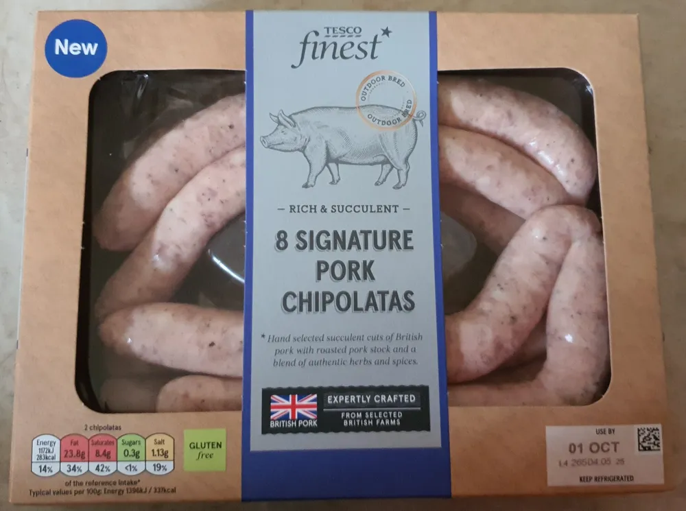 Finest Chipolata Sausages