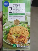 Vegetarian Pesto, Vegetable And Mozzarella Melts