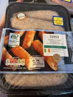 Irish Pork Sausages With Herb Seasoning By Tesco