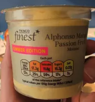 Alphonso Mango & Passion Fruit Mousse