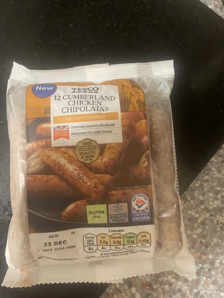 Cumberland Chicken Chipolatas